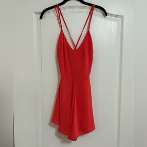 Vibrant orange romper🧡